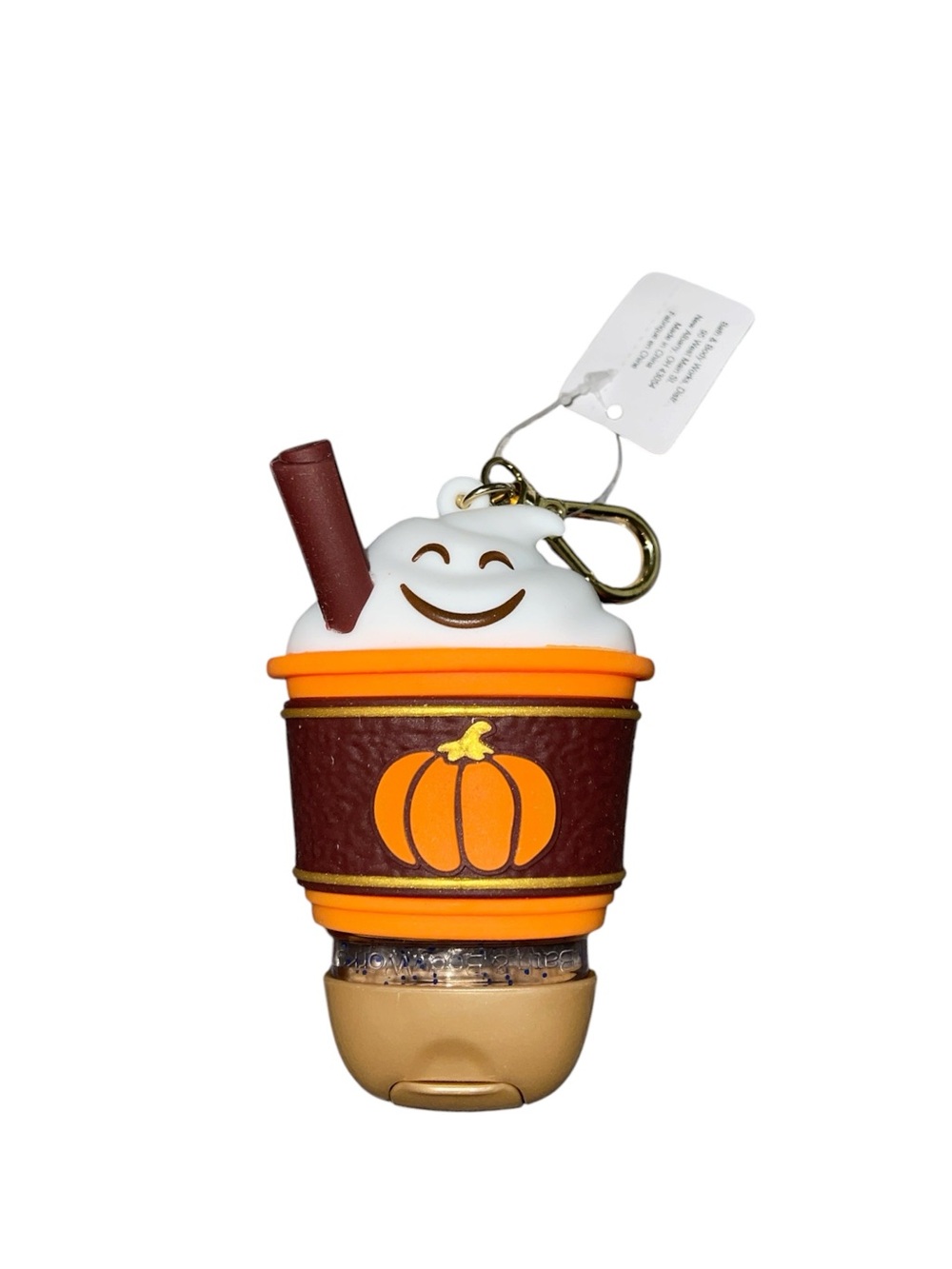 BATH & BODY WORKS PUMPKIN DRINK POCKETBAC HOLDER & POCKETBAC